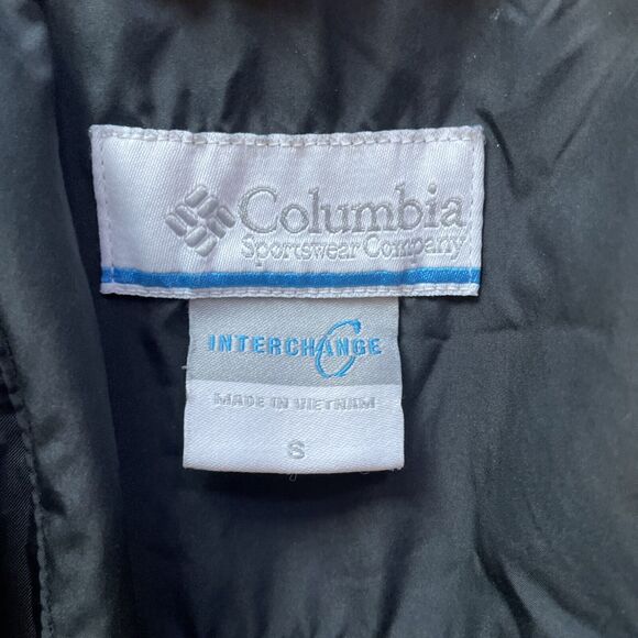 Columbia 3-in-1 Sleet to Street Interchange Jacket Coat Black Women's Small EUC - Picture 2 of 10
